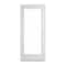 Codel Doors 36" x 80" Primed White French Exterior Fiberglass Door 3068LHISPSF20FC491615M - alternate 1